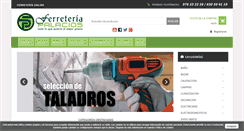Desktop Screenshot of ferreteriapalacios.es
